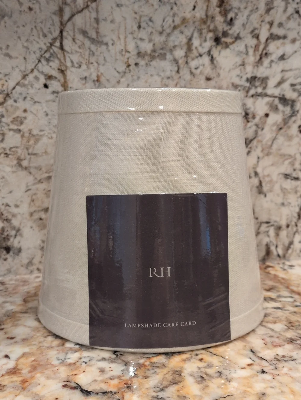 RH Cream Linen Lampshade